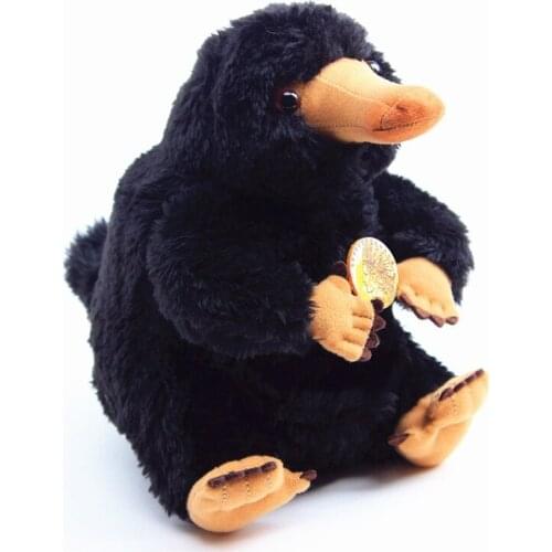 Where to Find Them Niffler Fantastic Beasts Plush Toy Fluffy Black Duckbills Cute Soft Stuffed Animals For Kids Gift