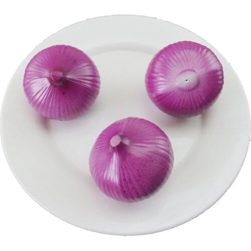 10pcs High imitation artificial Fake onion model&artificial plastic fake simulated onion vegetable