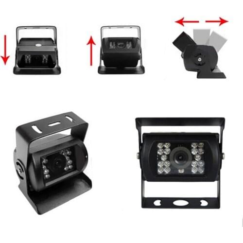 12V - 24V CCD Car Camera For Truck Van Trailer Buses Night Vision HD CCD Waterproof Car reversing backup rear view camera