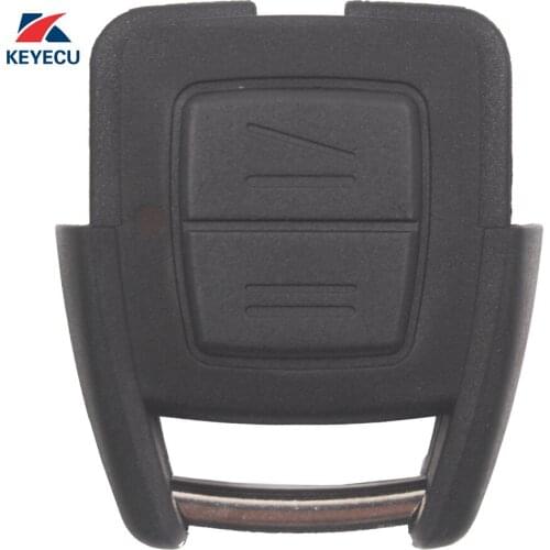KEYECU Replacement Remote Car Key Head 2 Button 433MHz for Vauxhall Opel Vectra Zafira Omega Vectra Frontera