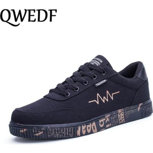 2019 New Fashion Flat Denim Canvas Shoes For Men Lace-up Casual Breathable Non-slip Vulcanized Shoes Mens Causal Shoes CZ-09