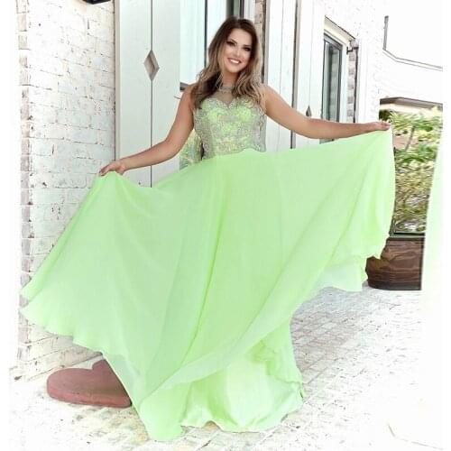NOBLE BRIDE Womens Evening Chiffon Dresses