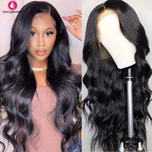 13x4 Lace Front Human Hair Wigs For Black Women Brazilian Body Wave lace Front Wig 8-28 Inch 150% Density BESTAPHROHAIR