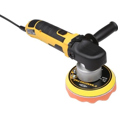 KKmoon 6-inch Car Polisher Handheld Polishing Machine Electric Powered Waxer Machine 6 Speeds for Furniture Automobile Ceramic