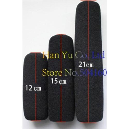Professional Black Foam Windscreen Windshield Cover for Shotgun Interview Microphone Mic