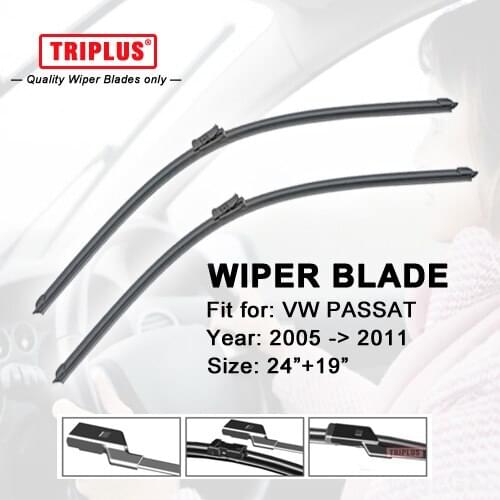 Wiper Blade for VW PASSAT B6 (2005-2011) 1set 24"+19"