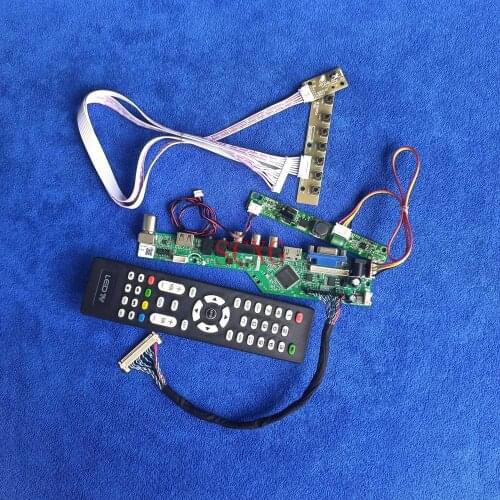 LED Screen controller board Analog 1600*900 KIT HDMI-compatible USB AV VGA 30Pin LVDS For LTM200KL01 LTM200KT08 LTM200KT10/12/13