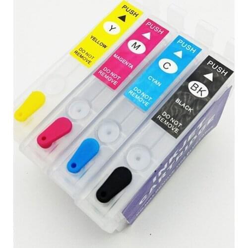 Vilaxh T502XL 502XL Refillable Ink Cartridge With ARC Chip For Epson T502 XL Expression Home XP-5100 XP-5105 WF-2860DWF WF-2865D