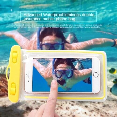 Full View Waterproof Case for Phone Universal Case Mobile Underwater Transparent Dry Bag Swimming Pouch Big Mobile Phone Covers