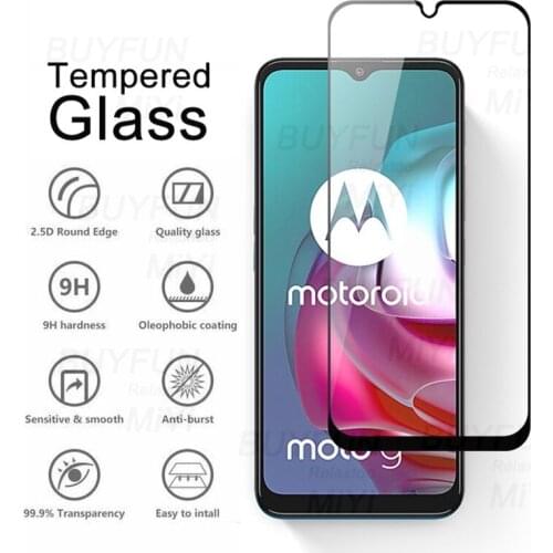 Full Cover Tempered Glass For Motorola Moto G30 G20 G10 G 30 20 10 2021 6.5'' Smartphone 9H Screen Protectors Film Guard Cover