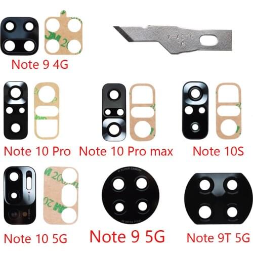 Back Rear Camera Lens Glass Cover Replacement For Xiaomi Redmi Note 8 9 pro 9s 10 Redmi K20 K30 Pro Mi 9 SE 9T 10