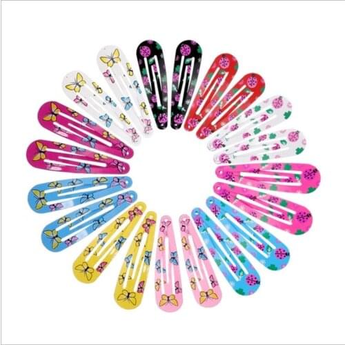10/20/30 Pcs/Lot Hair Clips Candy Color Dripping Hair Clip Princess Barrette Hairclip Cartoon Headdress Hairpins for Girls