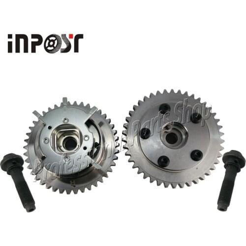2pcs Timing Chain Kit Cam Phasers VVTi Actuator+Bolt for Ford 4.6L 281 5.4L 330 3V 3R2Z-6A257-DA 3L3E-6C524-FA