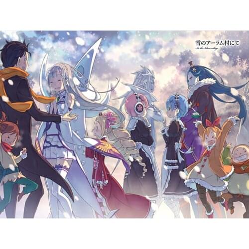 5D Diy Diamond Painting Rem Re Zero Anime Diamond Embroidery Chihuahua Cross Stitch Rhinestone Diamond Mosaic Pictures