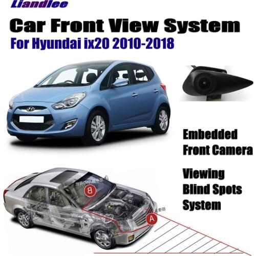 Car Front View Camera For Hyundai IX20 2010-2018 2015 2017 Not Rear View Backup Parking Camera HD CCD Night Vision