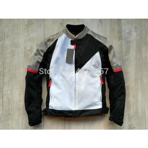White Black Jacket For Honda Motorcycle MTB Bike Riding Motocross Jackets With Protector