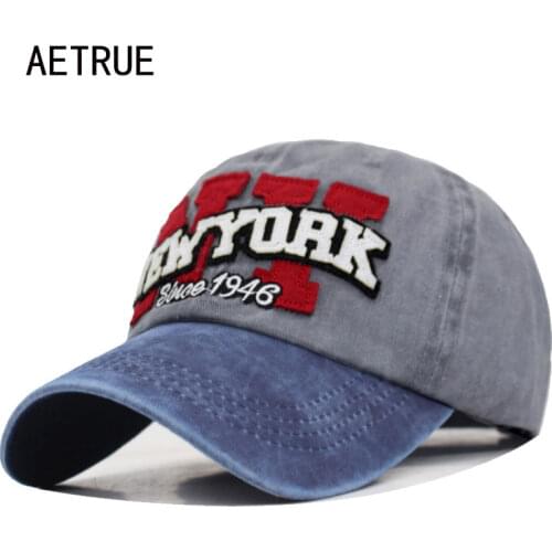 AETRUE Brand Baseball Cap Men Snapback Caps Women New York Dad Hats For Men Casquette Bone Trucker Gorras Male Vintage Hat Cap