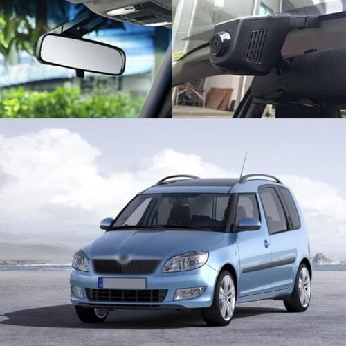 BigBigRoad For Skoda Roomster car front camera Driving Video Recorder Wifi DVR Dash Cam wide angle WDR G-sensor