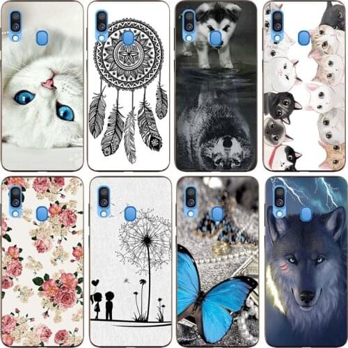 Patterned Case for Samsung Galaxy A40 A405 SM-A405F A405F Soft TPU Case Phone Back Cover for Samsung Galaxy A 40 Case