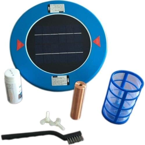 Solar Powered Purifier Ionizer Save on Pool Chemicals and Chlorine Kills Algae