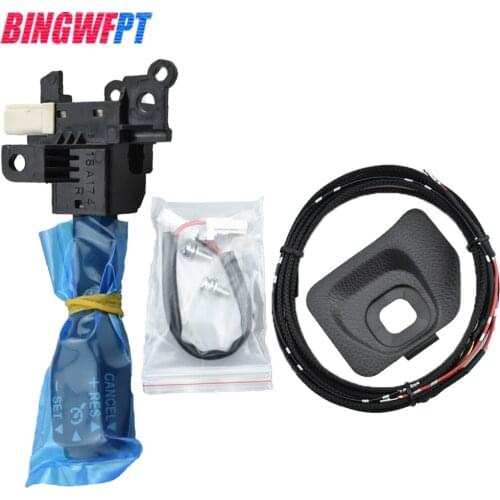 Set Cruise Control Switch + Cover With Wires Screws 84632-34011 45186-0E070-C0 451860E070C0 for Toyota Highlander