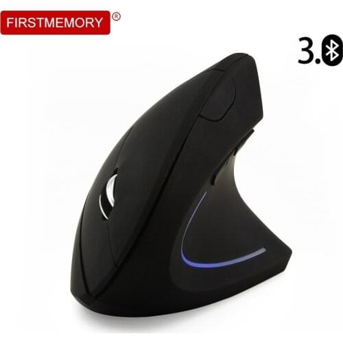 Wireless Bluetooth Mouse Ergonomic Vertical Gaming Mice 1600 DPI 2.4GHz Optical Computer Mause With Bluetooth 4.0 Adapter For PC