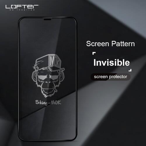 Invisible Cartoon Protective Tempered Glass For iPhone X XS Glass Screen Protector For iPhone XS MAX Edge-to-edge Coverage