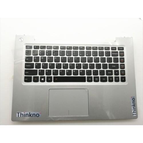 New Original for Lenovo Ideapad U430 U430P US Keyboard + Palmrest Top Upper Case with Touchpad Backlit Silver or Black