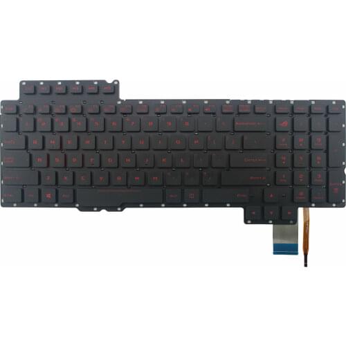 New for ASUS ROG G752VM-RB71 G752VY G752VY-RH71 G752VT-DH7 US keyboard backlit 90NB09Y1-R30300 13NB09Y0AP0431