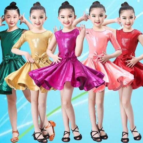 2020 Latin Clothes Dress Clothing Costumes Dance Children 's For Girls Professional Face Provisions