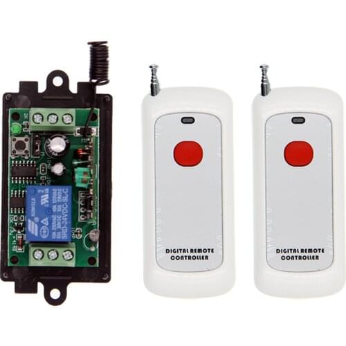Wireless Remote Control Switch DC 9V12V 24V Single-Channel Remote Module Access Control Remote Control LED Advertising Switch