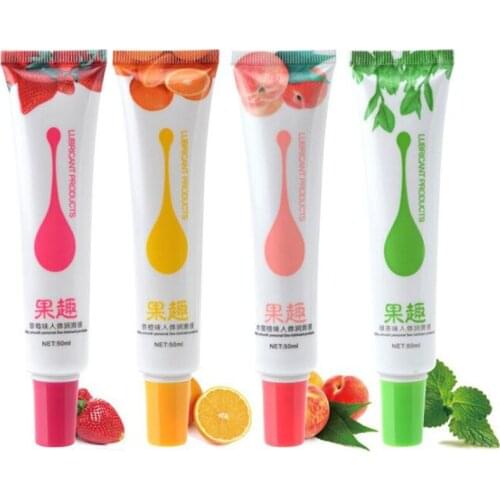 Sex Lubricant 50ml Lubricant Water-based Banana/lemon Sex Oil Vaginal and Anal Gel Adults Sex Product for Couples