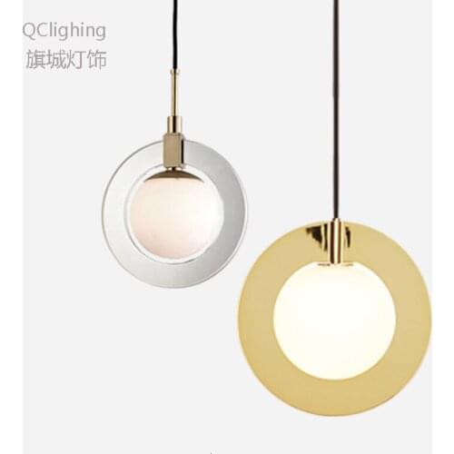 Modern Minimalist Pendant Light Lamp Nordic Ceiling Clothing Decoration Glass Ball Lamp for Living Room Bedroom Dining Room
