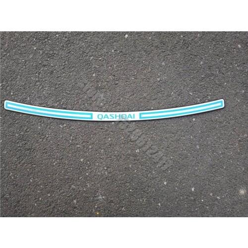 Car styling stainless steel Ultra-thin Rear Bumper Protector Sill Trunk Tread Plate Trim for Nissan Qashqai J11 2016-2021