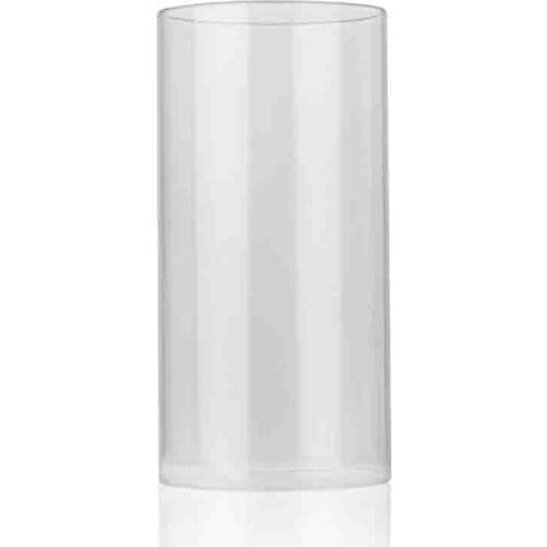 Dia 7 / 10cm Hurricane Candle Holder Glass Cylinder Open Both Ends Open Ended Hurricane Glass Lamp Shade Replacement