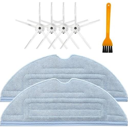 Mopping Cloths Side Brush for Xiaomi Roborock S7 T7 T7Plus Vacuum Cleaner Cleaning Pads Robot Vacuum Part