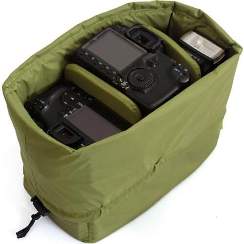 Waterproof Insert Padded Partition Camera Bag Lens Case For Dslr Slr Camera