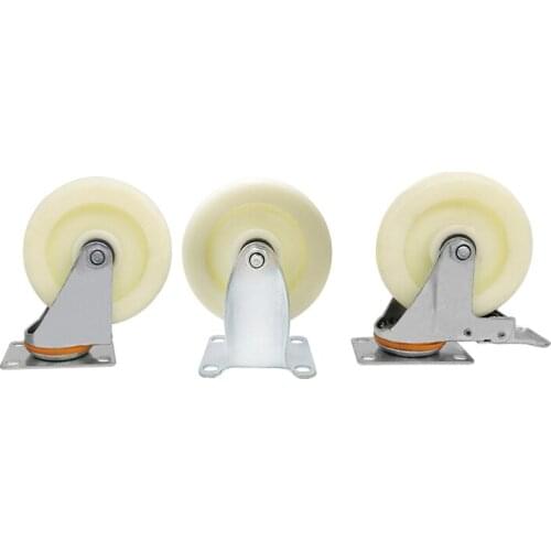 3 inch heavy-duty caster wheel trolley pull cart directional wheel 4 inch 5 inch nylon with brakes Vientiane wheel caster pulley