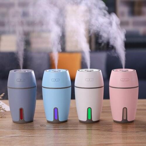 300ml Air Humidifier Car Moisturizing Air Purification Mini Hunidificador With Night Lights For Bedroom Bathroom Office Outdoor