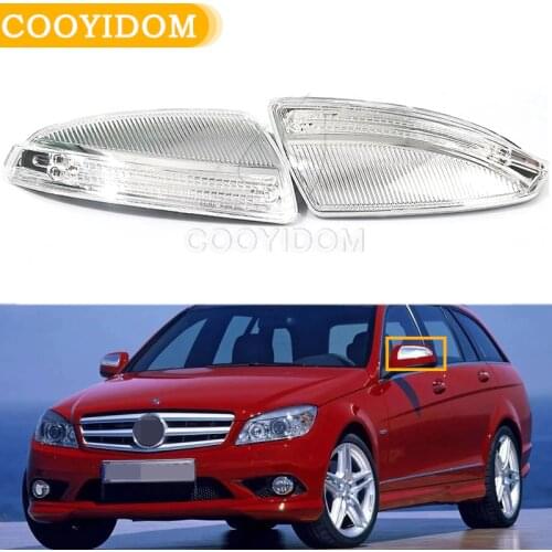Car LED Turn Signal Lights For Mercedes Benz ML Class W204 W164 ML300 ML500 ML550 ML320 Door Rear View Side Mirror Lamps