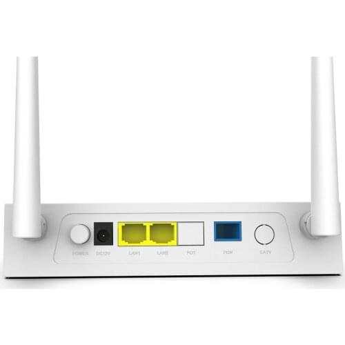 Free Shipping 5pcs XPON 1GE+1FE+WIFI+CATV ONU ONT Dual Band Ont ONU Fiber modem network router English version Free Shipping