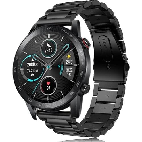Metal Stainless Steel Wrist Strap for HUAWEI WATCH GT 2 46mm gt 2e Band Bracelet Watchband for HONOR Magic 2 WristBand