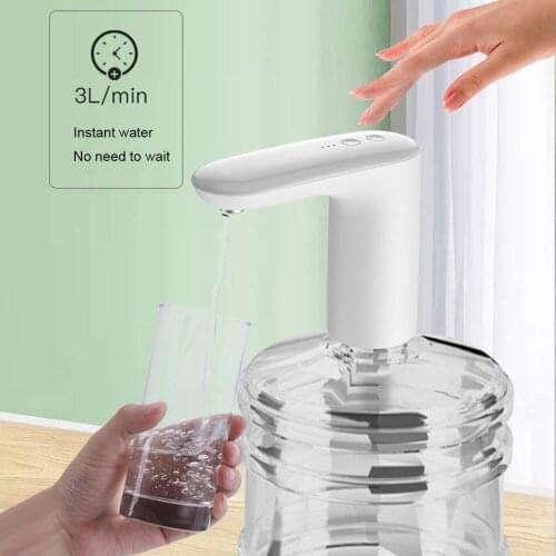 Household Automatic Electric Barreled Water Pump USB Rechargeable Portable Water Bottle Pumps Drink Dispenser for Home Office