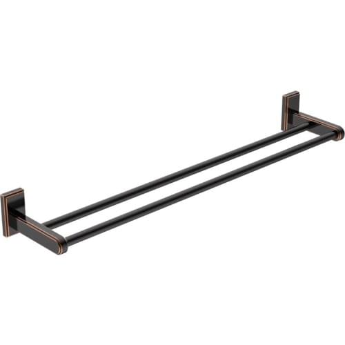 6 PCS/Set ORB Brass bathroom Towel rack Towel bar Paper holder toilet brush holder Toothbrush holder Soap dish Clothes hook