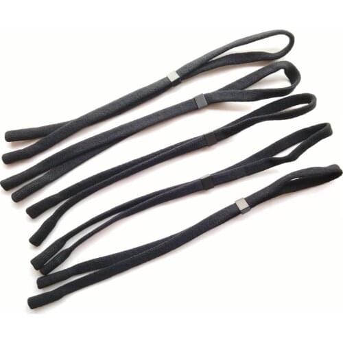 Cheap black spectacle adjustable stretchy sport band cords band eyewear retainer eyeglass holder