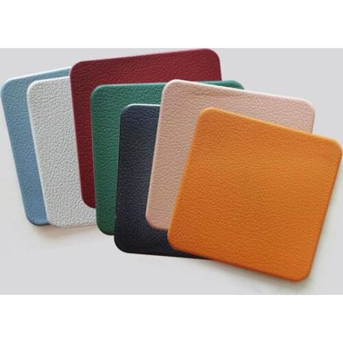 Ins Leather Coaster Small Placemat Pvc Waterproof Oil Proof Dining Table Mat Hotel Home Non Slip Insulation Pads