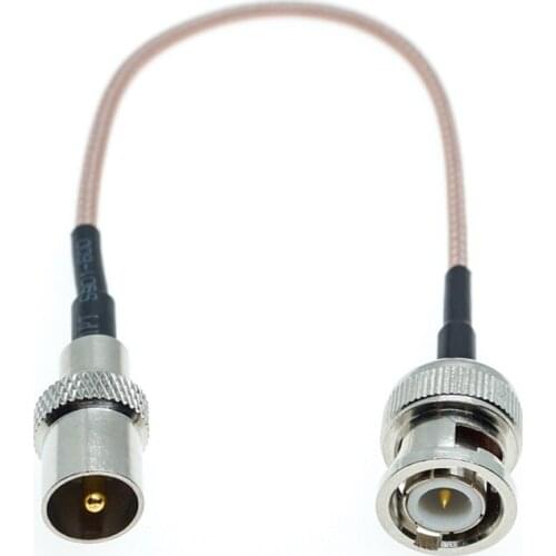 RG316 BNC MALE to IEC DVB TV Pal Male Coaxial RF Cable Jumper