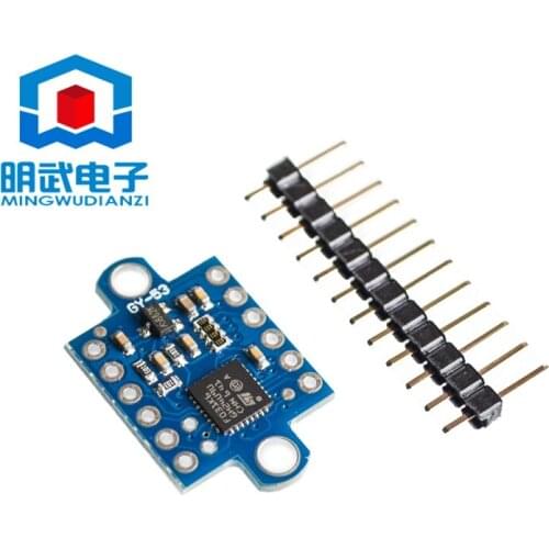 1PC GY-53 VL53L0X Laser Flight Time Range Sensor Module Serial PWM Output Sensor Board Wholesale