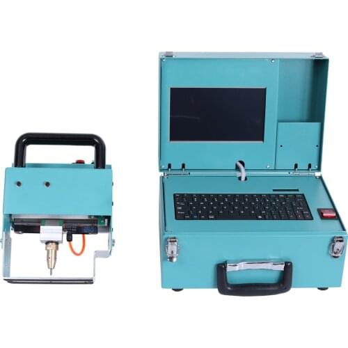 Small Dot Matrix Marking Machine Die Steel Plate Metal Typewriter Pneumatic Engraving Engraver