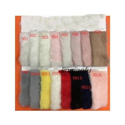 Super soft and dull rabbit hair Thickened big rabbit fur plush fabric
